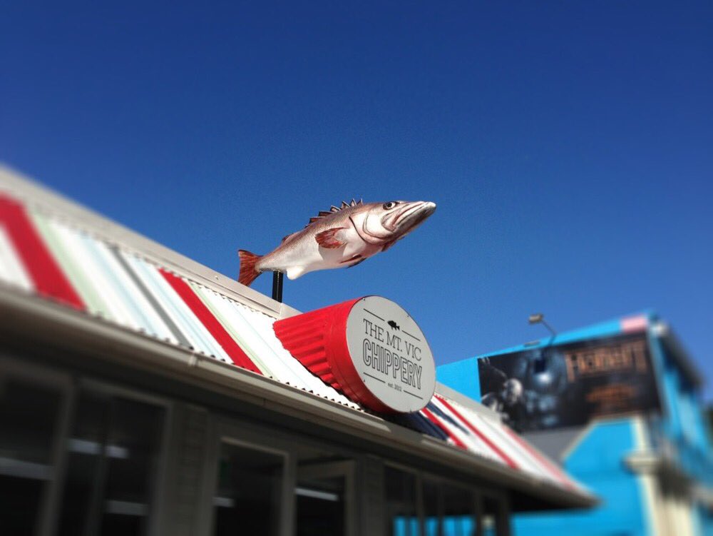 Flying fish at Mt Vic can almost see #blackcaps <a href="/BasinReserve/">Cello Basin Reserve</a> 💙🐟