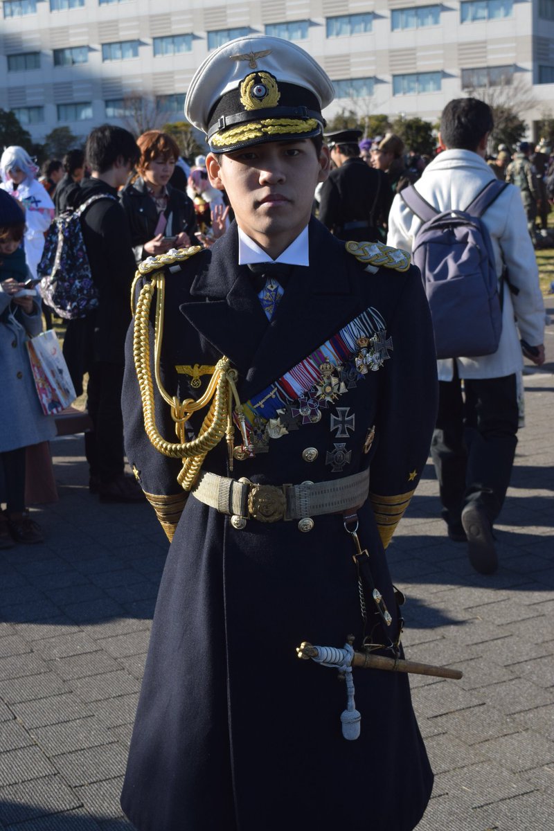 北陸提督 Narisan1 C93でのナリさん ドイツ海軍のフロックコートで格好良かったです