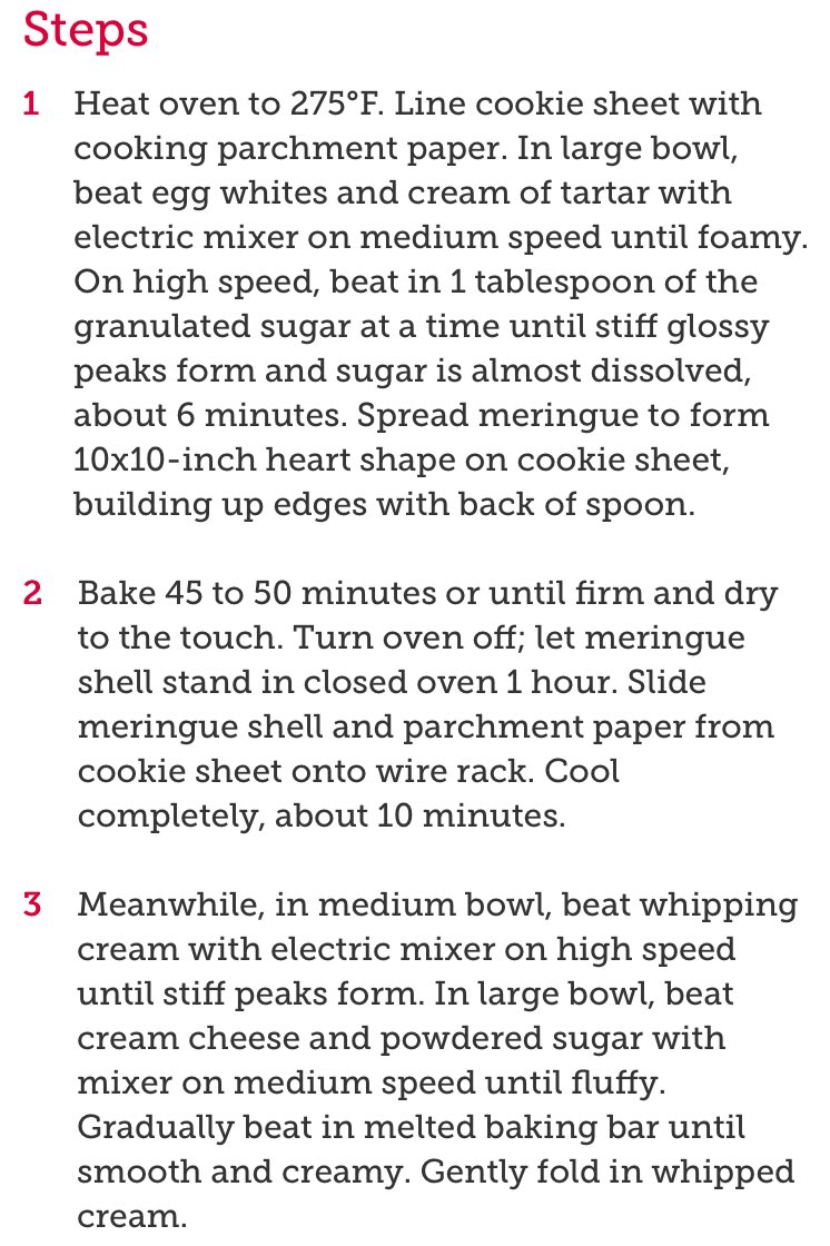 PlatesClean's tweet photo. Valentine's Day Meringue Dessert #Recipe of the day #ValentinesDay https://t.co/jAlgzqlVQO