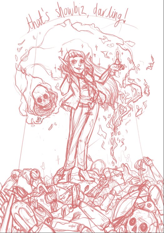 ChiefSchubrt's tweet photo. working on a #taz poster from one of my favourite arcs - The Suffering Game! i'll catch up on the podcast one day I swear ;w; #sufferinggame #theadventuretzone https://t.co/vmPEaLS7fo