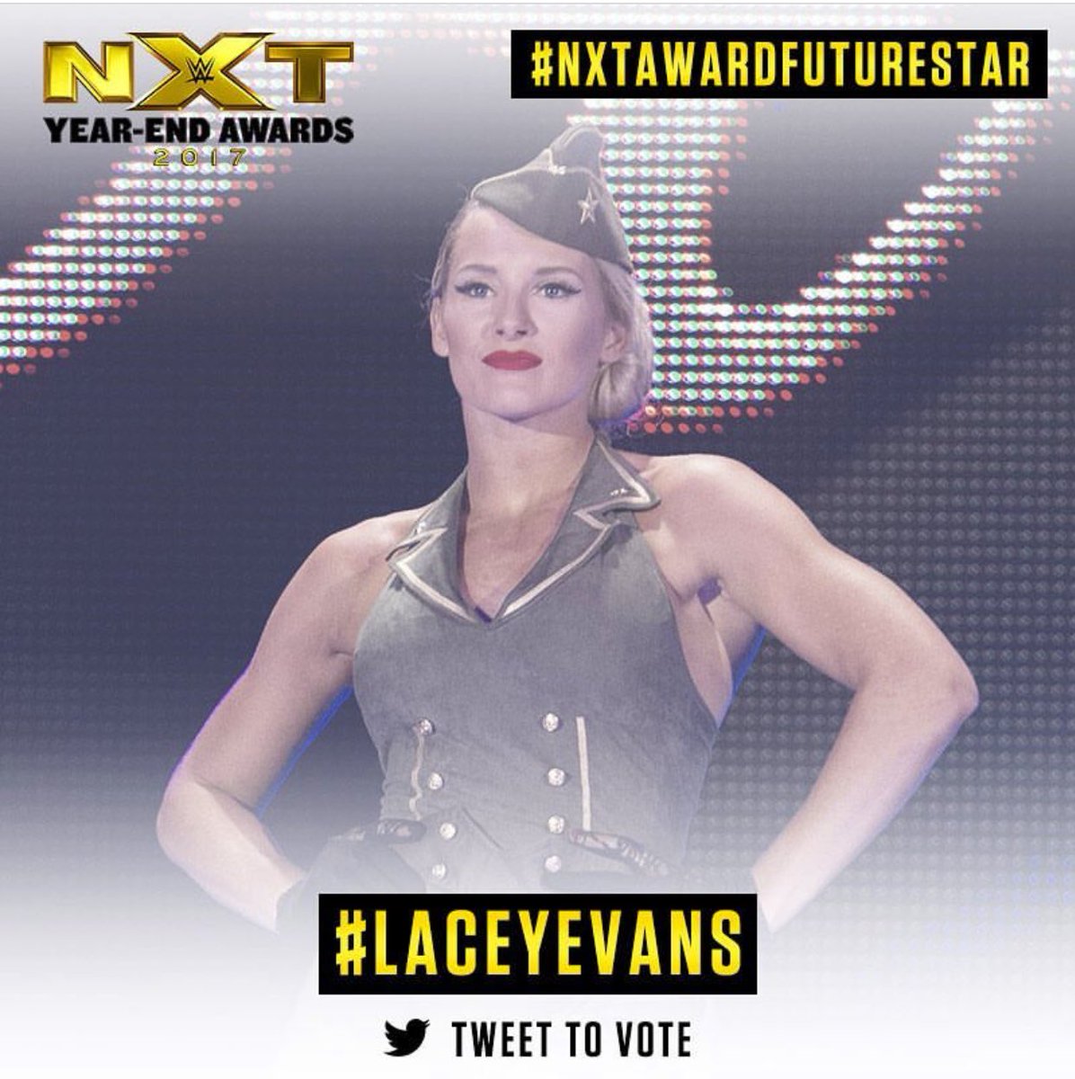 LaceyEvansFans's tweet photo. Don’t forget to vote!! This gorgeous #FirstLady deserves it! #NXTAwardFutureStar #LaceyEvans https://t.co/naFfYCeiMr