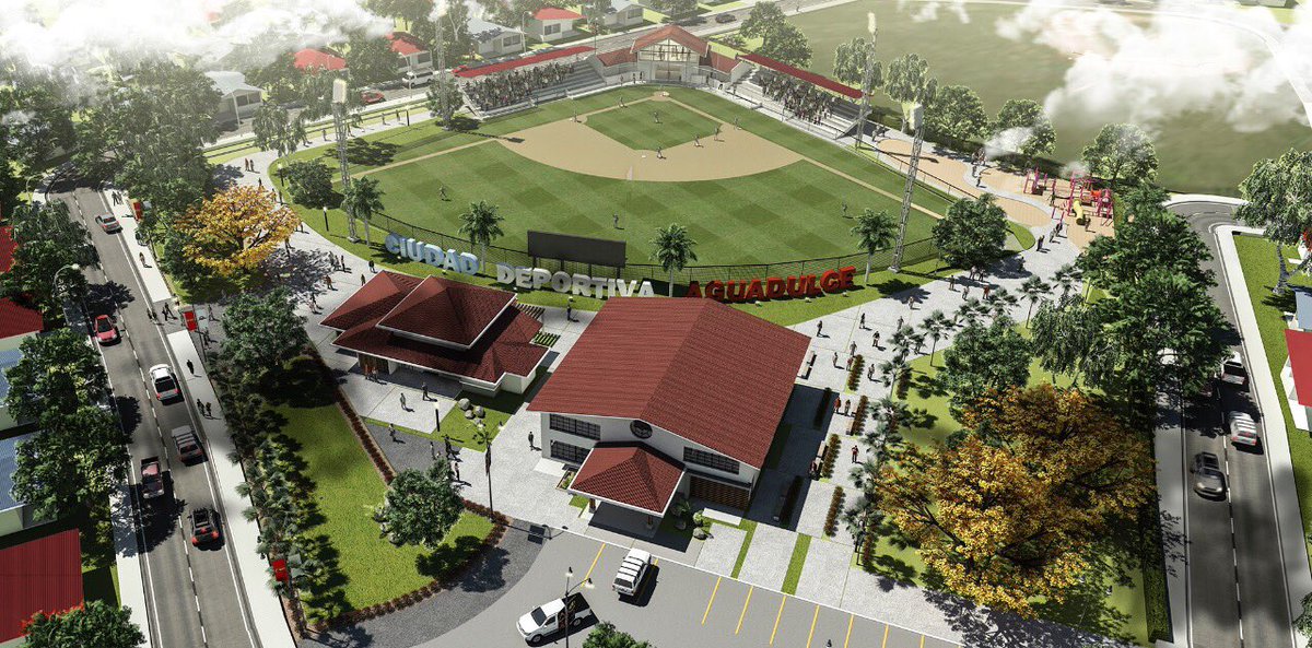 También nuestros niños y jóvenes aguadulceños contarán con un nuevo Complejo Deportivo en donde podrán seguir desarrollándose en distintas disciplinas deportivas. #CumpliendoConPanamá