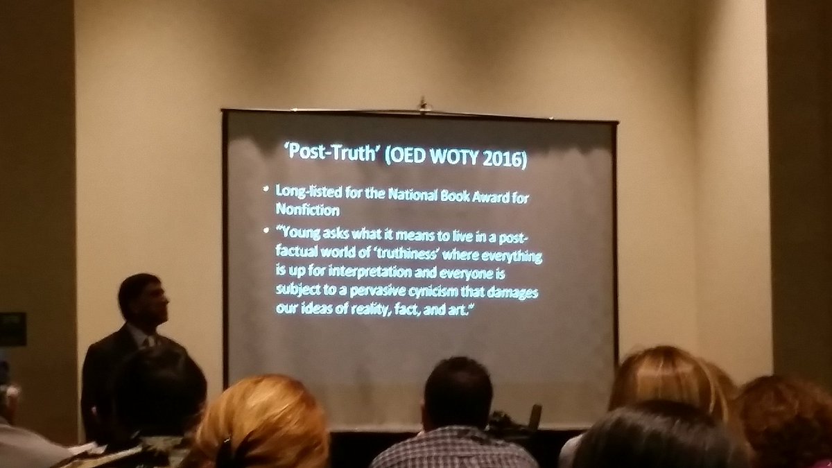 A very entertaining and thought provoking keynote presentation on the #antieducation movement and the #posttruth era. #IAFOR2018