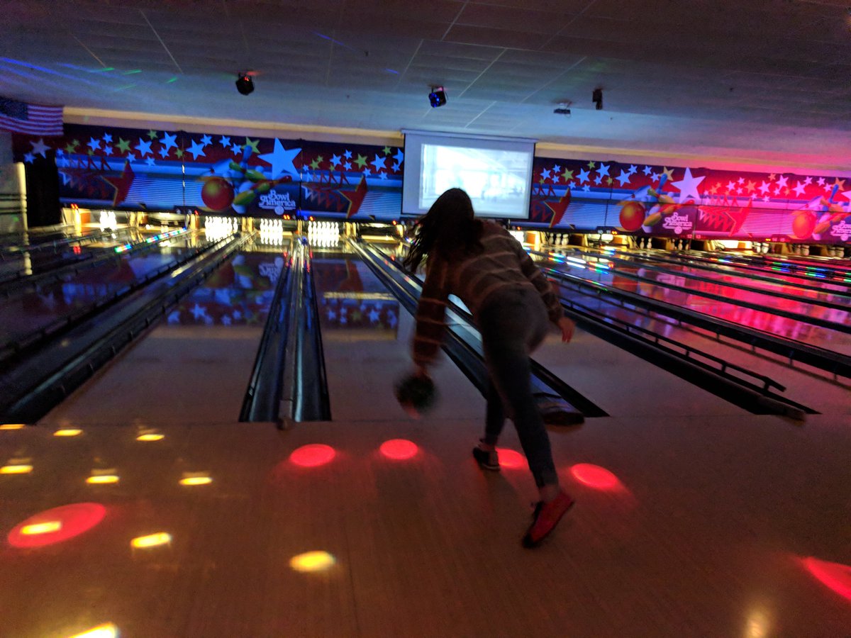 MadeiraSchool's tweet photo. Friday night lights, cosmic bowling at Bowl America! #weekendsatmadeira https://t.co/x0YsfQwGHe