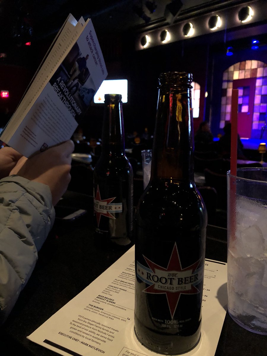 1BenAnna's tweet photo. Just a couple of dudes having a night on the town - watch out Chicago, the Johnsonโs are here! #UPComedy https://t.co/GpjtdsD9eD