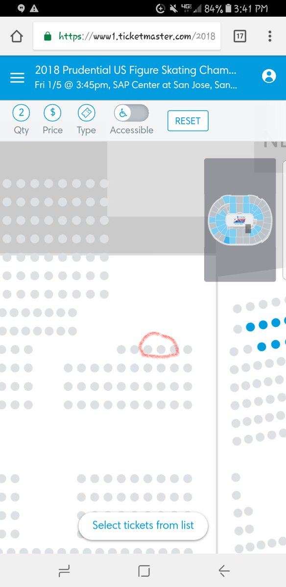 San Jose U2 Seating Chart