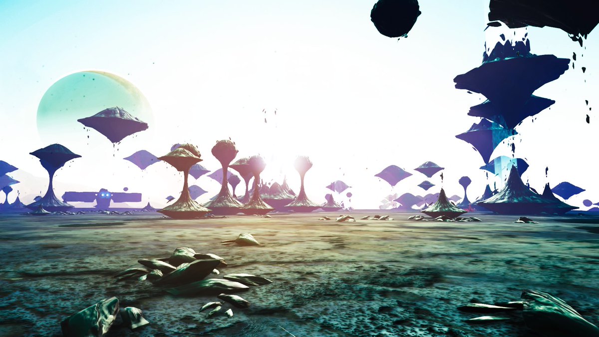 SweetG4ming's tweet photo. Let me see those #ExoticPlanets pics from #NoMansSky Here are a few of mine! Let meh see yours! @hellogames @NoMansSky @NMSsnaps @NoMansPics https://t.co/h2lduQDuAu