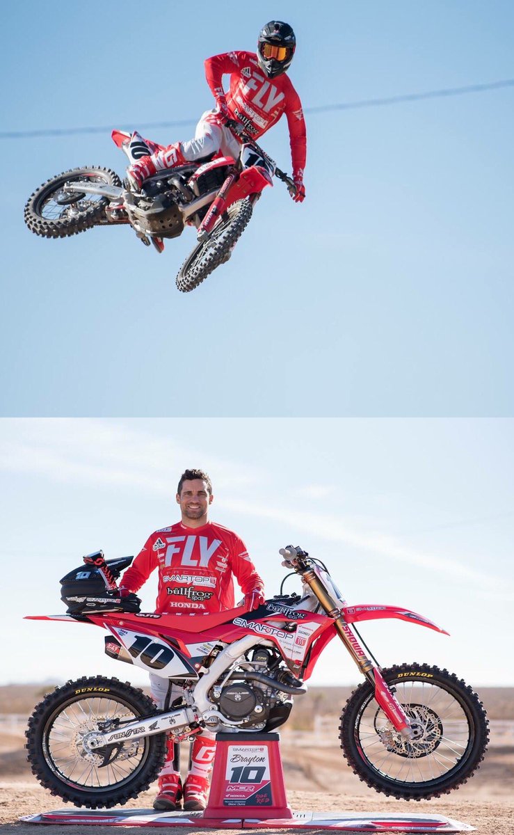 dsjoblom's tweet photo. @bullfrogspas Proud to be onboard as a sponsor of the SmarTop Bullfrog Spas MCR Honda racing team for the upcoming 2018 season.  Excited to kick things of at A1 tomorrow night.  Catch the action live on @FOXSports  FS1. #supercross https://t.co/RYsF0SikxJ