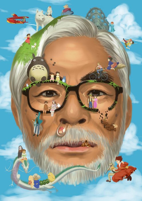 Happy birthday to a genius and one of the greatest filmmakers of all time, hayao miyazaki 
