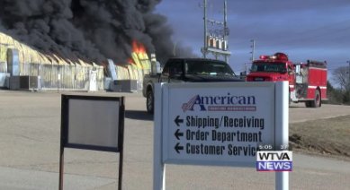 wtva9news's tweet photo. WATCH: Comprehensive coverage of the furniture plant #fire in #PontotocCounty. https://t.co/nQB6P8BHrk #WTVA9News https://t.co/F9GN6hMQMa