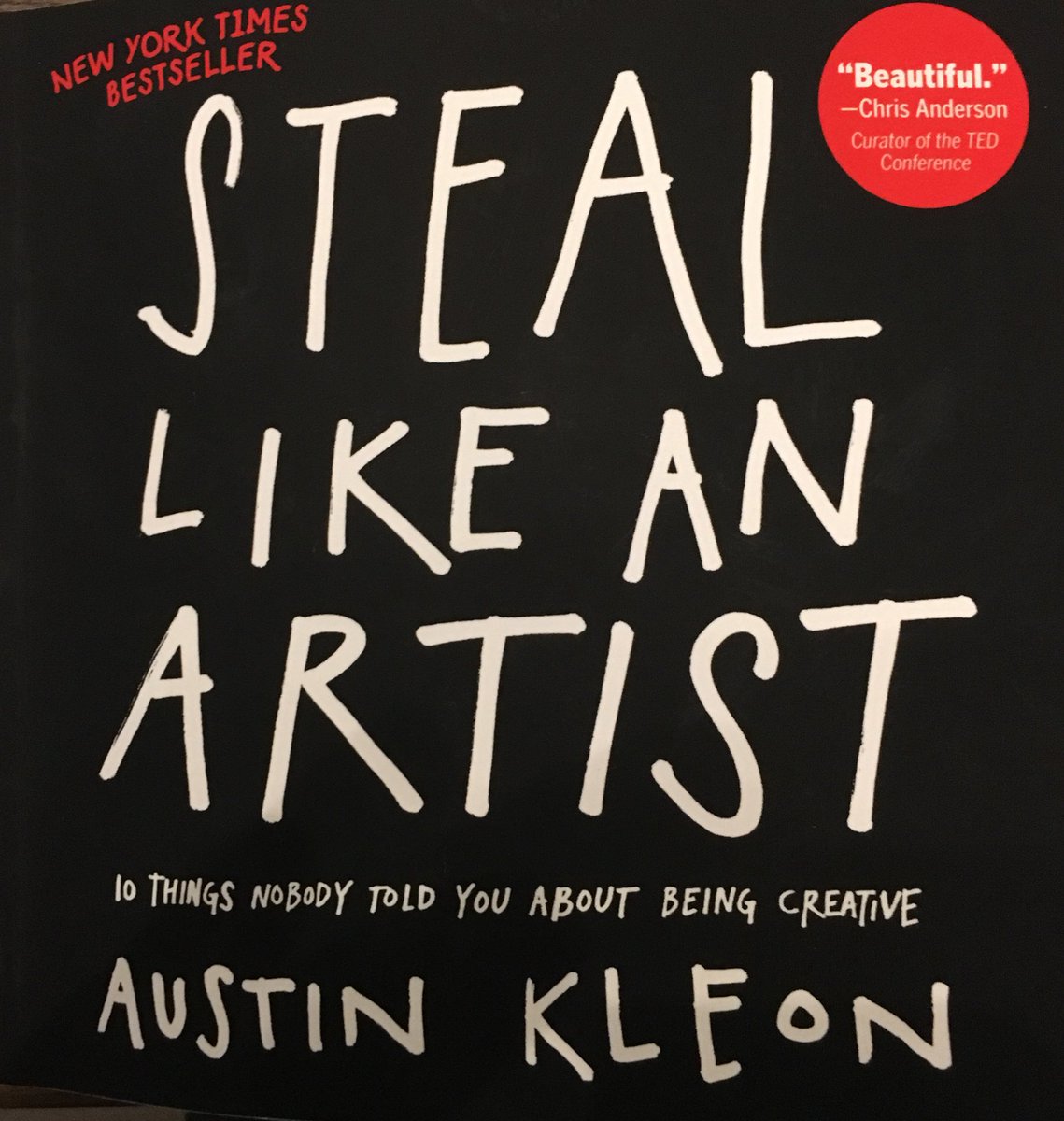 ErikFleming's tweet photo. “What is originality? Undetected plagiarism.” - William Ralph Inge
From the wonderful book “Steal like an artist” by @austinkleon #whatimreading #solidread #highlyrecommend https://t.co/ApdGOv0X09