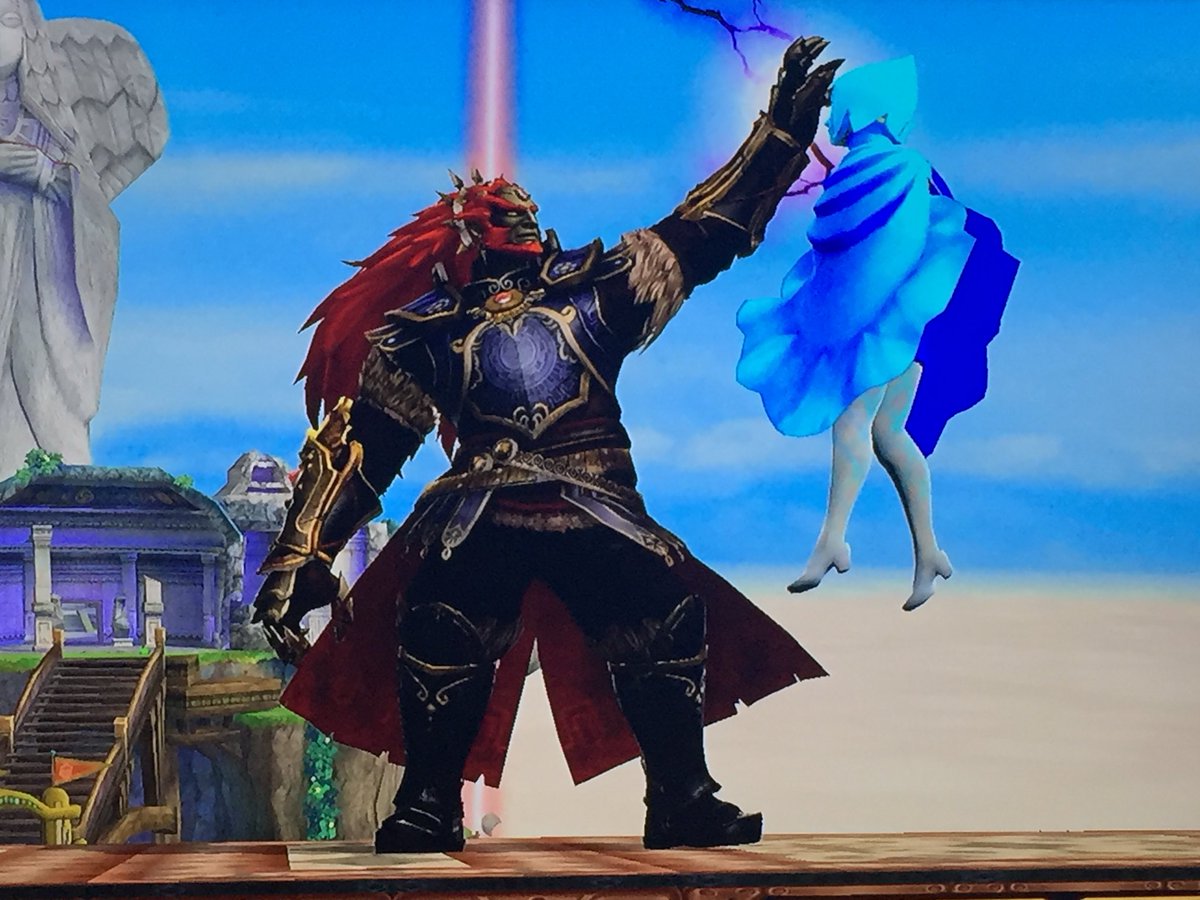 Ganon choking Fi. (pictured)