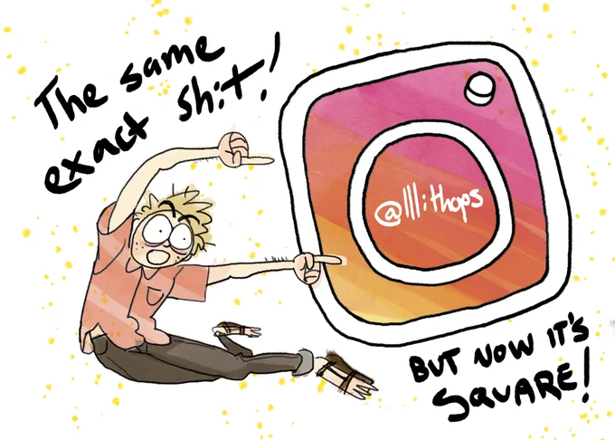 fashionably late to making an art account on instagram BUT i have one now! it's lllithops (3 L's instead of 2, keeping you on your toes) https://t.co/B3J2mxmodg 