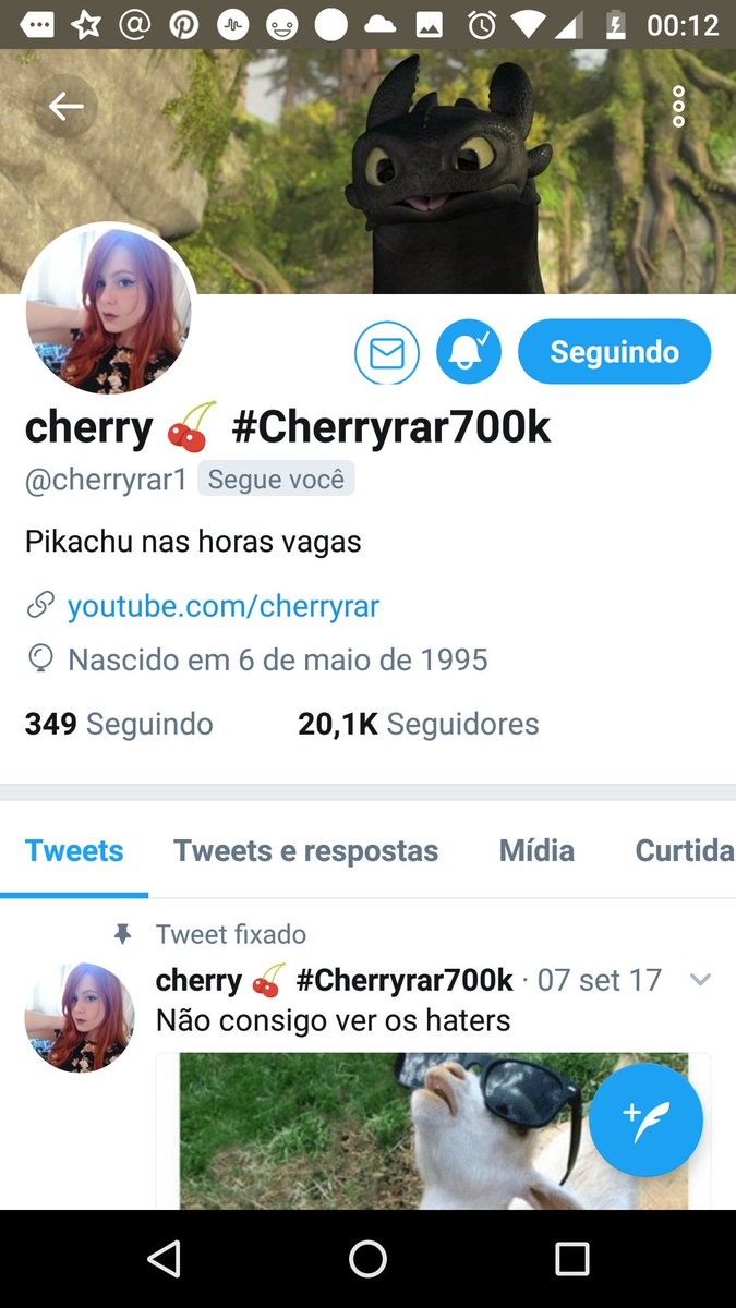 Gata_da_Cherry's tweet photo. Manooo!! Meu sonho se realizou!! Muito obrigada @cherryrar1!! Melhor dia da minha vida <3 06/01/2018 https://t.co/JJIOVEBZGB