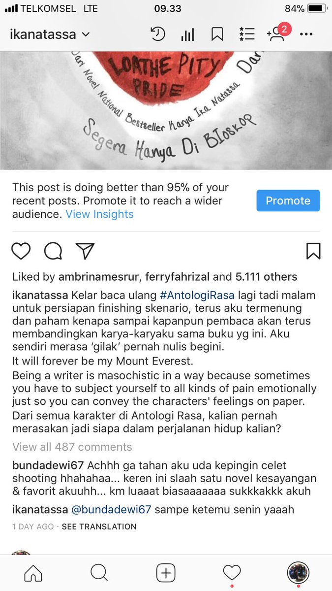 Ika Natassa On Twitter Untuk IG Rumusannya Adalah Content
