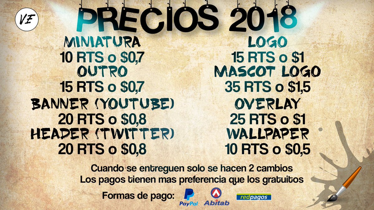 LISTA DE PRECIOS PARA EL 2018! 📝
Pide tu diseño personalizado por MD! 📩