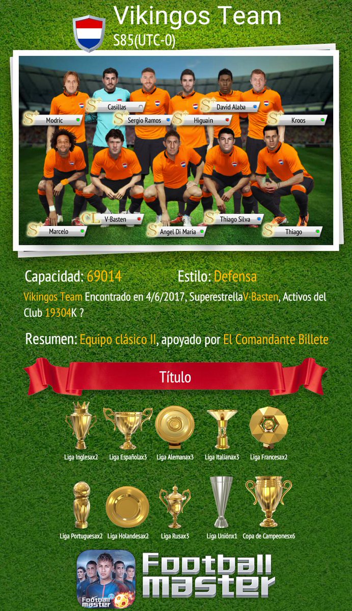 Vikingosteam's tweet photo. Vikingos TeamTitulares https://t.co/iERG7CPsEl