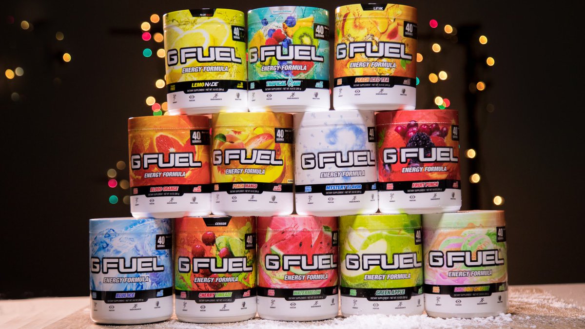 GFuelEnergy's tweet image. Today is the final day of our "12 Days of #GFUELChristmas", and to celebrate, we're giving away a year's supply of #GFUEL! To enter this giveaway, simply LIKE &amp;amp; RT this post! The winner will be announced tomorrow via Twitter! Good luck!

hubs.ly/H09BWg20 🎁