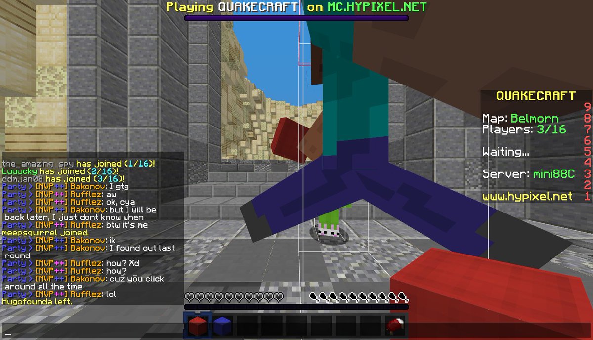RufflezHypixel's tweet photo. You can change my name and you can change my skin, but I'm still Rufflez! ๐1st time nicked (and 1st name choice given) and @Bakonov knew after one game... @Hypixel @HypixelNetwork #MVPplusplus #recklesslyamazing https://t.co/1L2FfaU6Vw