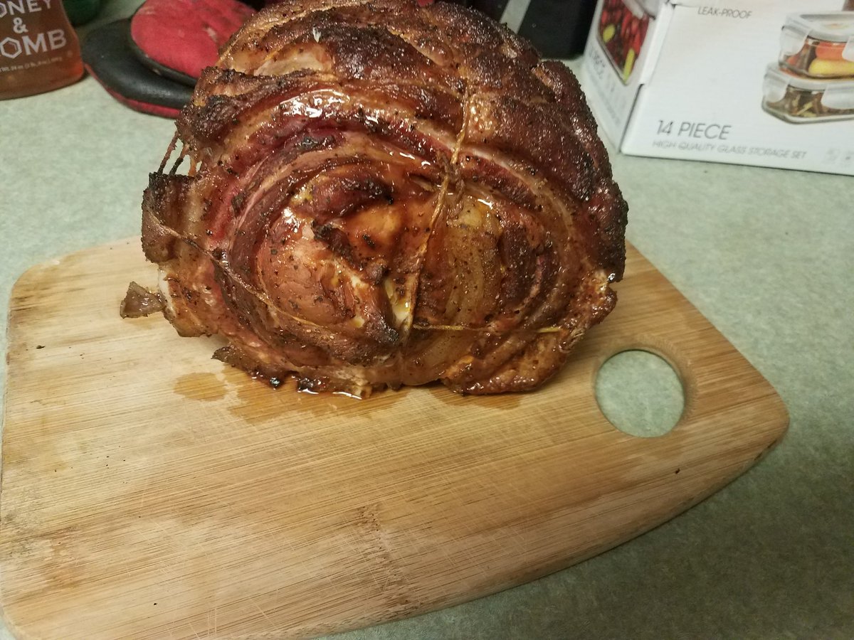 Chefofthenorth's tweet photo. @GordonRamsay chef what do you think about my cherrywood smoked korabuta skin on pork loin. Is it worthy? https://t.co/82ER1pupAx