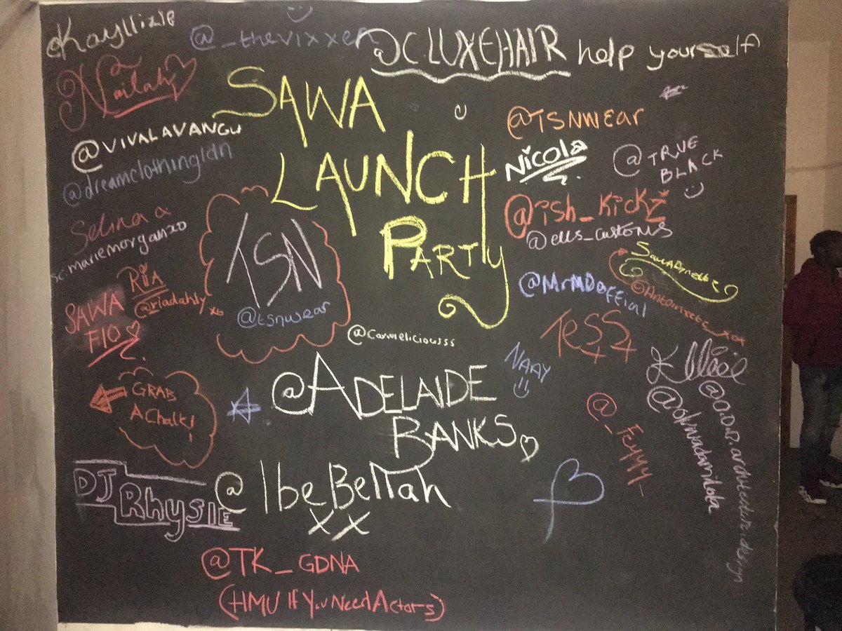 _riailunga's tweet photo. #SAWALaunch was really such a special night. Enjoyment at every corner. Big up @sawaents 🎉 https://t.co/4qCaRZAbEQ