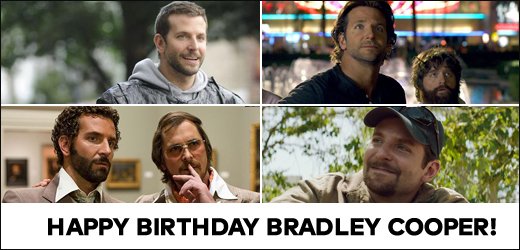 Happy birthday to Bradley Cooper! What do you think was his best movie role? 