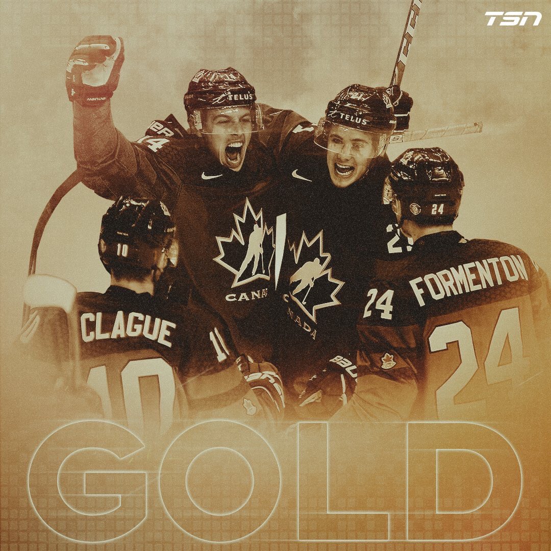 LongRunLeasing's tweet image. GAME OVER! GOLD! 🇨🇦 is on top of the junior hockey world for the 1⃣7⃣th time with a 3-1 win over 🇸🇪. Statistics: bit.ly/2F2mFoY #WorldJuniors 🥇