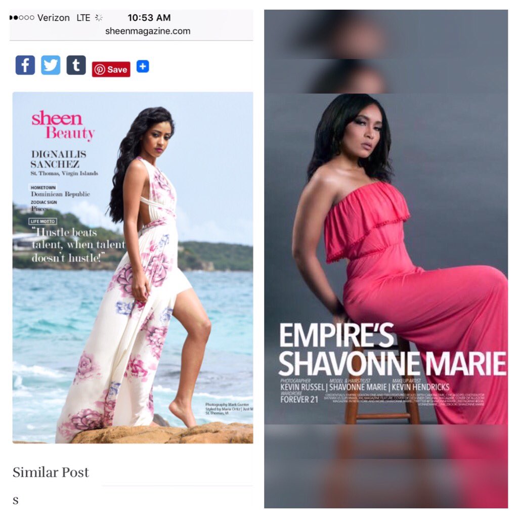 #SheenMagazine #AllAboutBeauty ☺️ #TDM #EmpireFox #Model #Actress @1ShavonneMarie 2 #Feature #Interview In #Online #Magazine #ComingSoon #FF