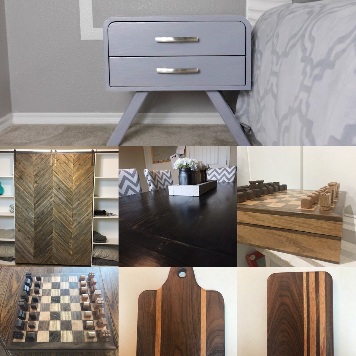 mechammatt's tweet image. Here are some of the #woodworking projects I did last year. Im excited to work on more this year and to get better at this stuff. #diy #buildingstuff