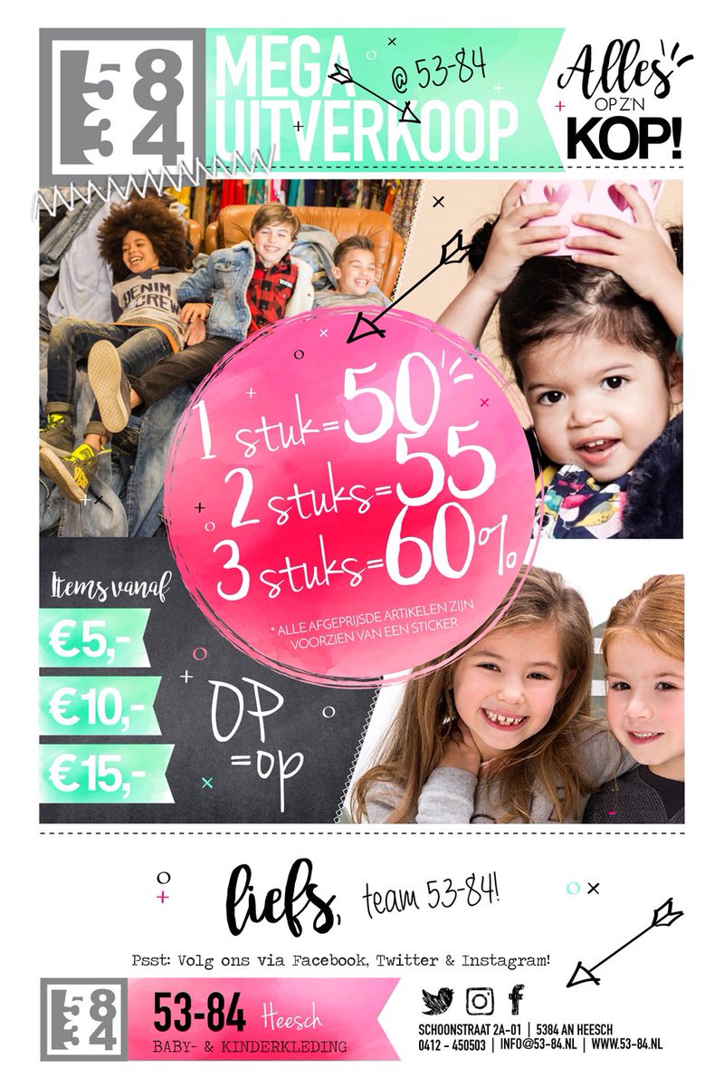 5384Heesch's tweet photo. Mega #uitverkoop #stapelen 
@5384Heesch er hangen nog kei veel leuke dingen!! Vanaf maat 44 t/m 176 #korting #heesch #kinderkleding https://t.co/yJSIT4vwjn
