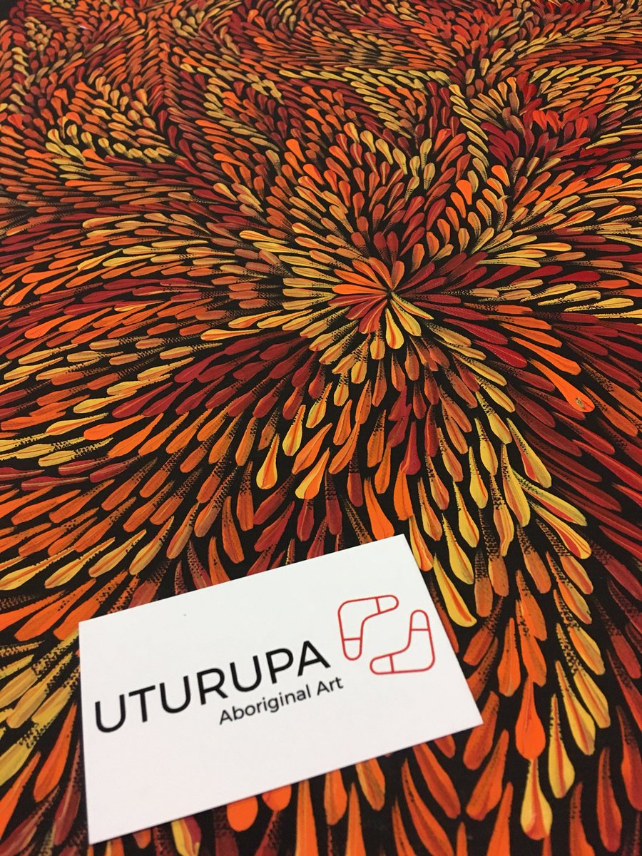 uturupa's tweet photo. Check out this piece of Aboriginal art from a rising star in the central desert, Dulcie Long Pula is the daughter of acclaimed artist Jeannie Petyarre.
#eumundimarkets #eumundi #sunshinecoast #aboriginalart #aboriginal #dulcielongpula #uturupa https://t.co/WOw6S1wmY2