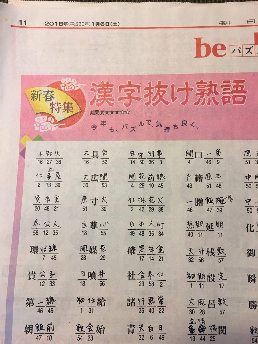時刻表 接触 教える 朝日 新聞 Be パズル 漢字 Sokyjapan Jp