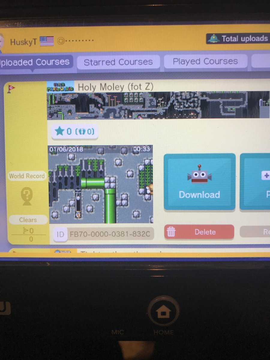 ILoveZGamingGuy's tweet photo. FB70-0000-0381-832C Made this level that will surely trigger your hatred of moles! #MariovsZ @ZGamingGuy https://t.co/JRe1eeK6sG