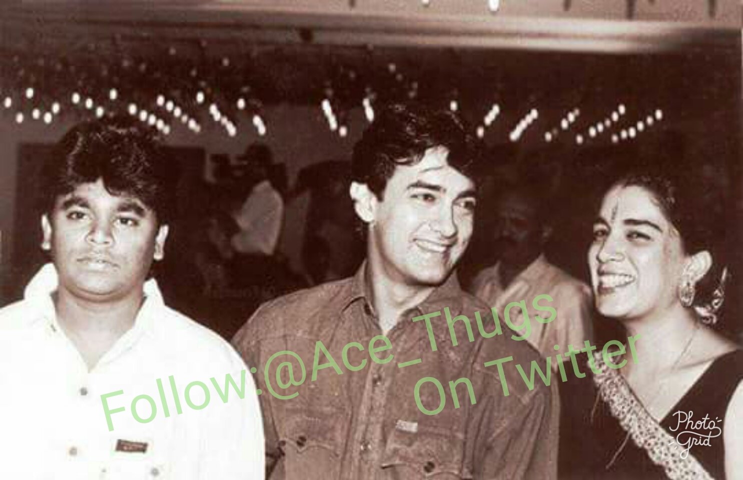  A rare pic. Of Aamir Khan and A.R Rahman  Happy Birthday legend    