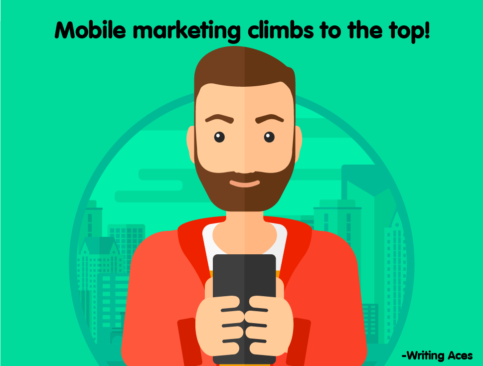 writing_aces's tweet photo. According to Venture Harbour, mobile marketing will account for 72% of digital ad spend by 2019. https://t.co/k9DSVtMiBJ