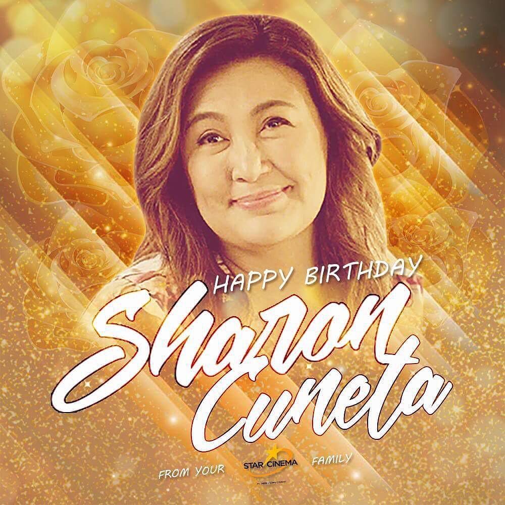 Happy happy birthday to the one and only Megastar Sharon Cuneta! Love, your Star Cinema family 