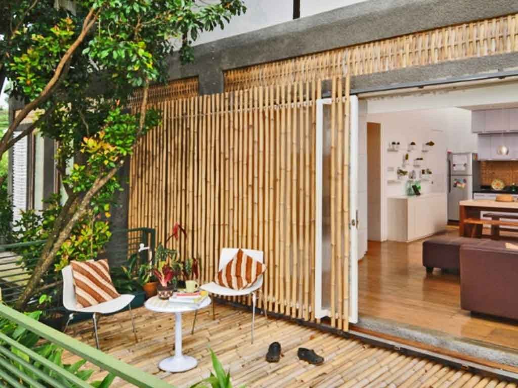  Plafon  Rumah Dari Anyaman  Bambu  RUMAHCOR