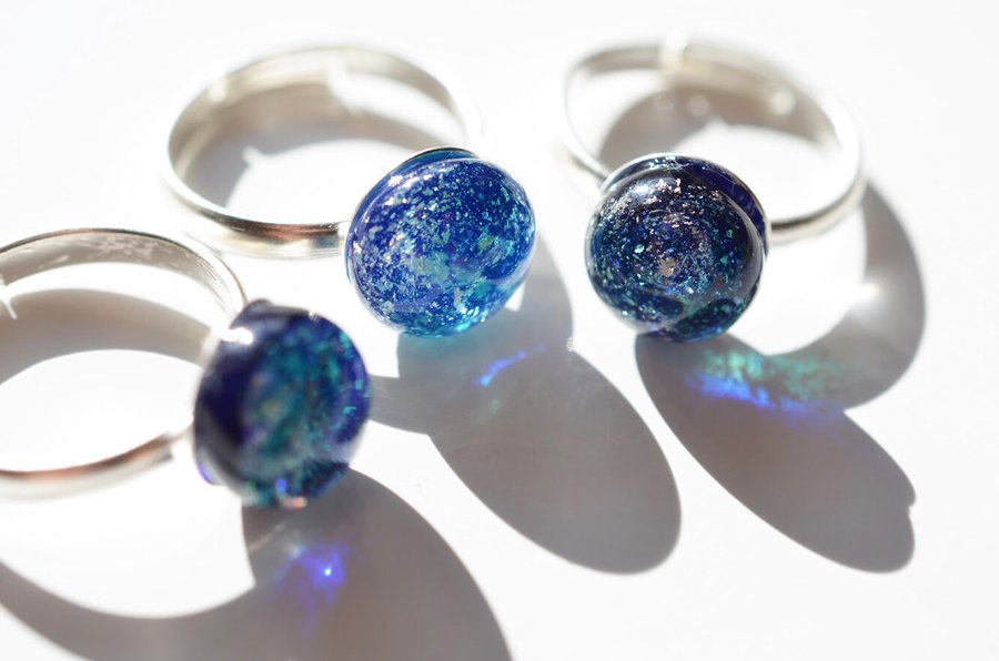 銀河鉄道 指輪 リング 2個セット 宮沢賢治記念館 | signalstationpizza.com