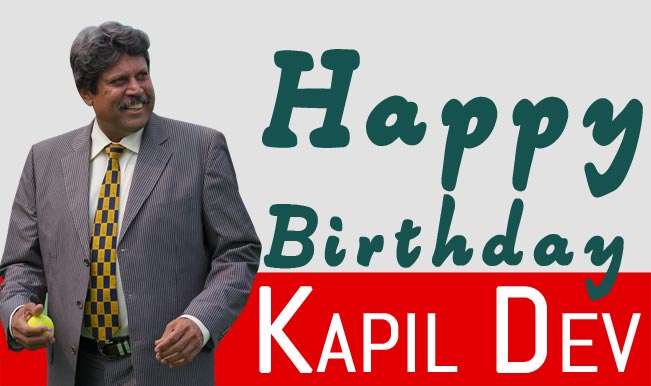  Happy Birthday\\
The Legend Of Indian Cricket \" Kapil Dev sir \\ 