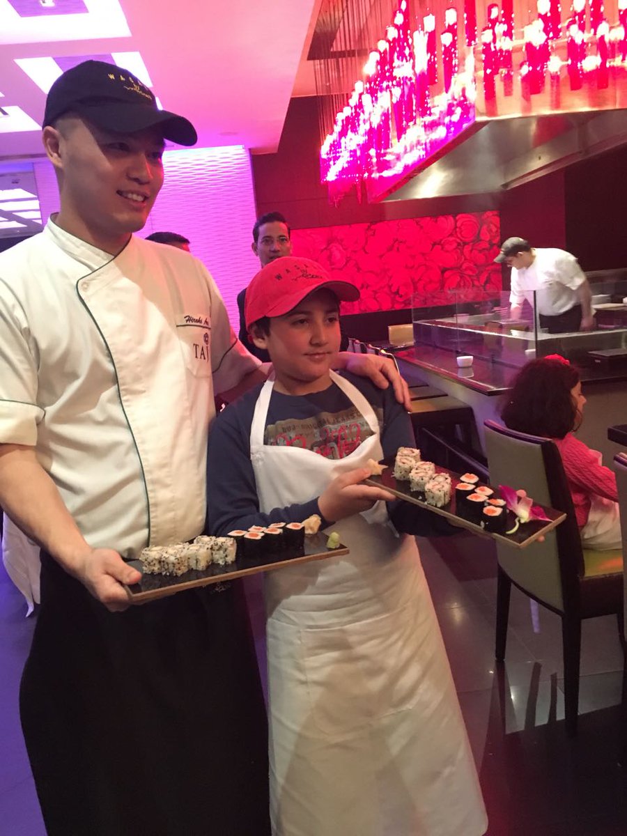 TajMahalHotel's tweet photo. There is magic in the hands of the little ones – #JuniorMasterChefs at #Wasabi by Morimoto enjoying our Sushi Rolling Class and excelling at it too! @TajInnerCircle #sushi #sushilovers #sushiroll #HealthyFood https://t.co/PTaazUujdk