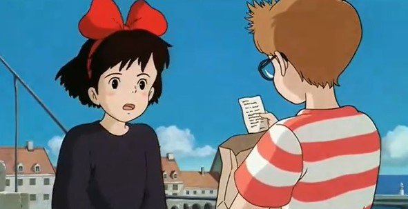 レンブラントちゃん ジブリ 魔女の宅急便 キキがおソノさんから頼まれたトンボへの届け物の袋の中に入っていた手紙には何と書かれていたのかな 魔法が使えなくなったキキをデートに誘ってあげて なんて老婆心かな T Co Dlojzlrrrx