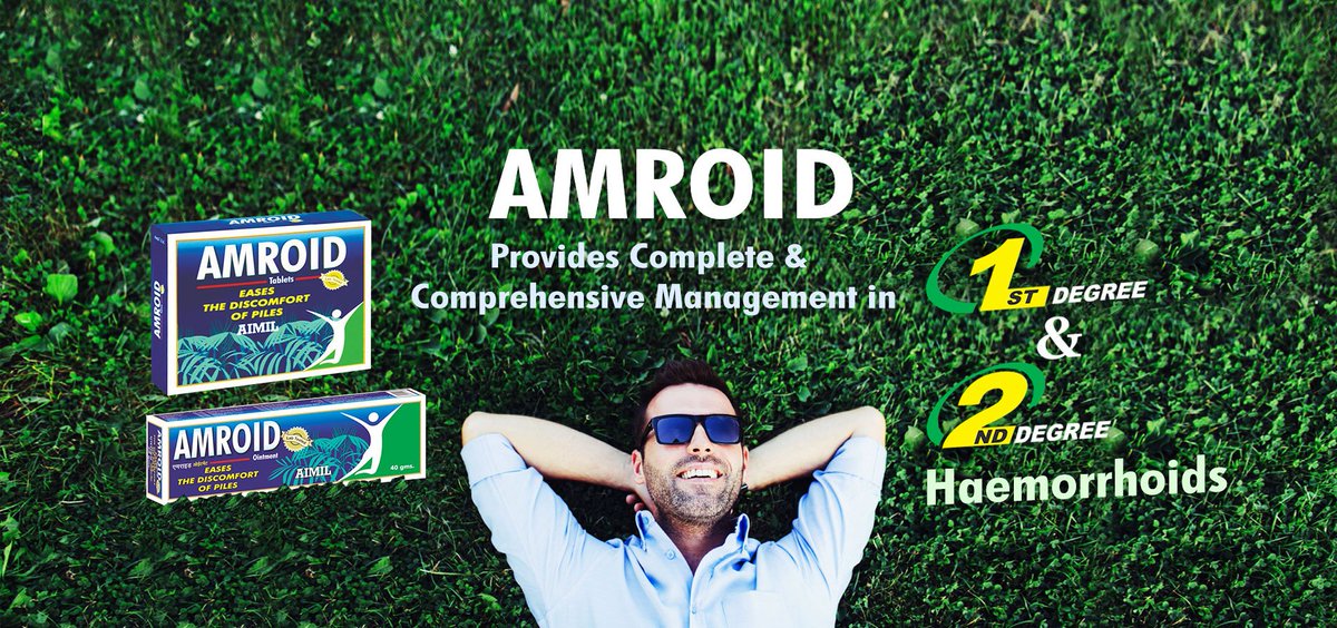 AmroidAimil's tweet image. Amroid provides Complete &amp;amp; Comprehensive Management in 1st Degree &amp;amp; 2nd Degree Haemorrhoids.
Website: bit.ly/2CAmsrO
.
.
#AimilPharma #Amroid #WorldPilesDay #PilesManagement #Hemorrhoids #BleedingPiles