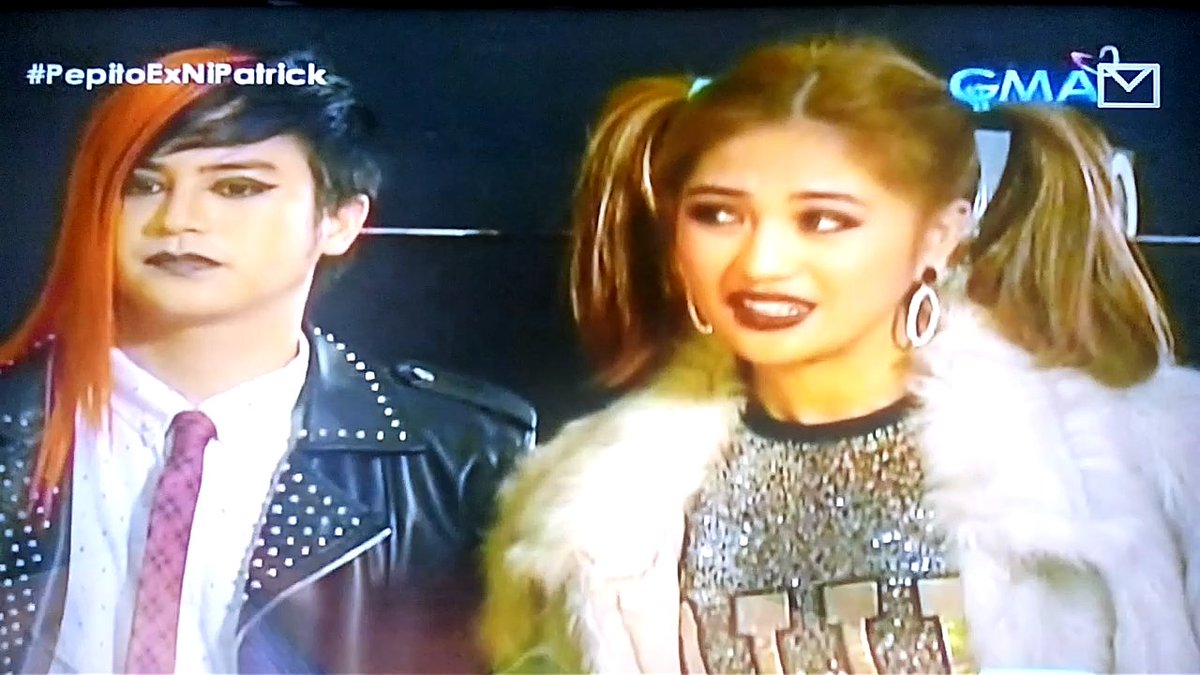 Ms_BeanStalk's tweet photo. Naudlot ang pagiging K Pop artists ng ChiNikki. Di type ng dalawa ang bago nilang look! :D @MyJaps #PepitoExNiPatrick https://t.co/WfjKwLMWnt