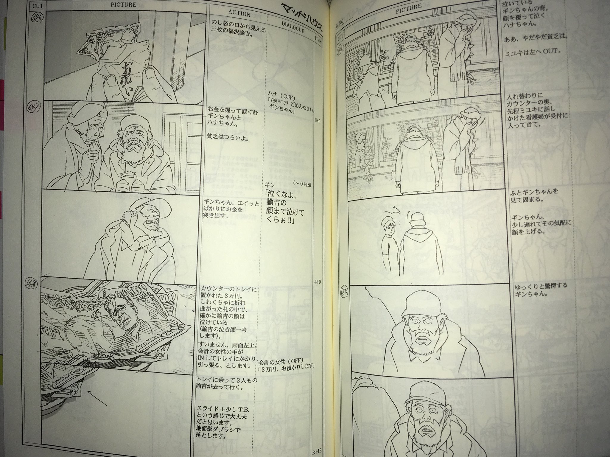 今 敏 絵コンテ集:千年女優 | 今 敏 【裁断済み】今敏 絵コンテ