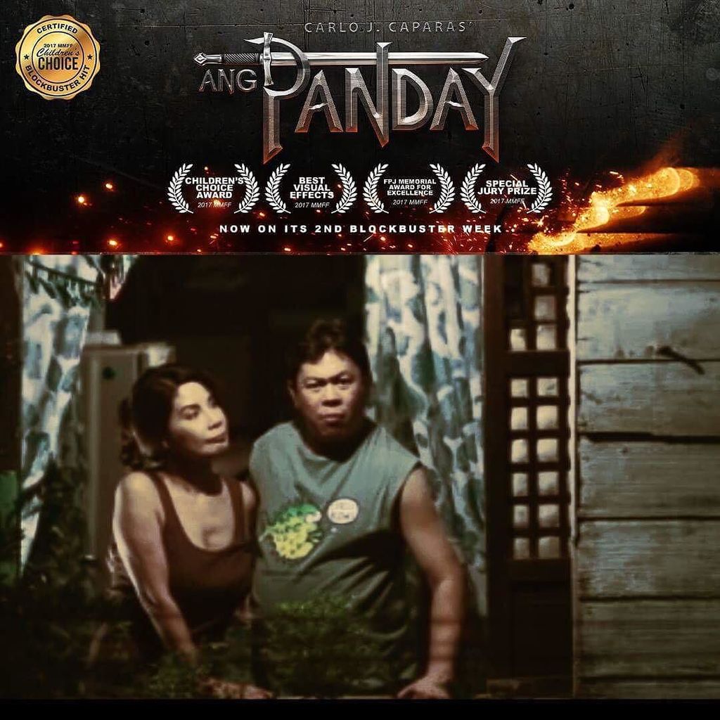 StarCinema's tweet photo. Go out on a SaturDATE with your loved ones tonight! Watch #AngPanday in your favorite cinema! 🗡 #AngPandayHitWeekend2018 https://t.co/jdKsB5xNlq