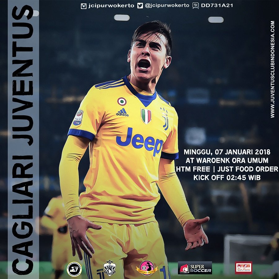 jcipurwokerto's tweet photo. Lanjut bro, Ratakan !
#finoallafine #ForzaJuve #Juventus #superfriends #SuperSoccer #PlatRcorner https://t.co/AJ1JpWR8Fm