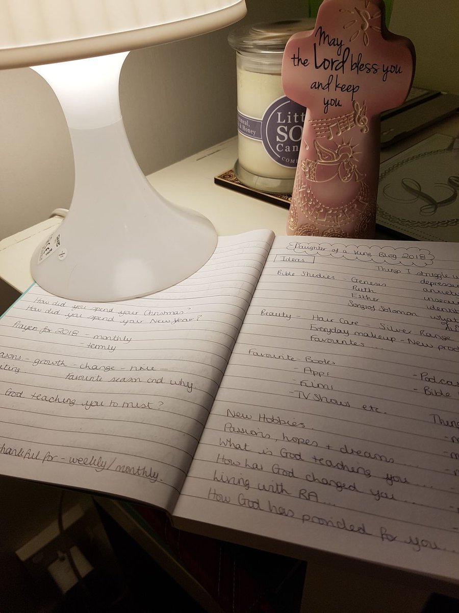 doak1992's tweet photo. Blog planning for 2018 is well underway! #bloggers #2018 #newyear #faith #journey #bblogger #encourager #life #hope #truth #lessonsimlearning https://t.co/OQ7whsOtuu
