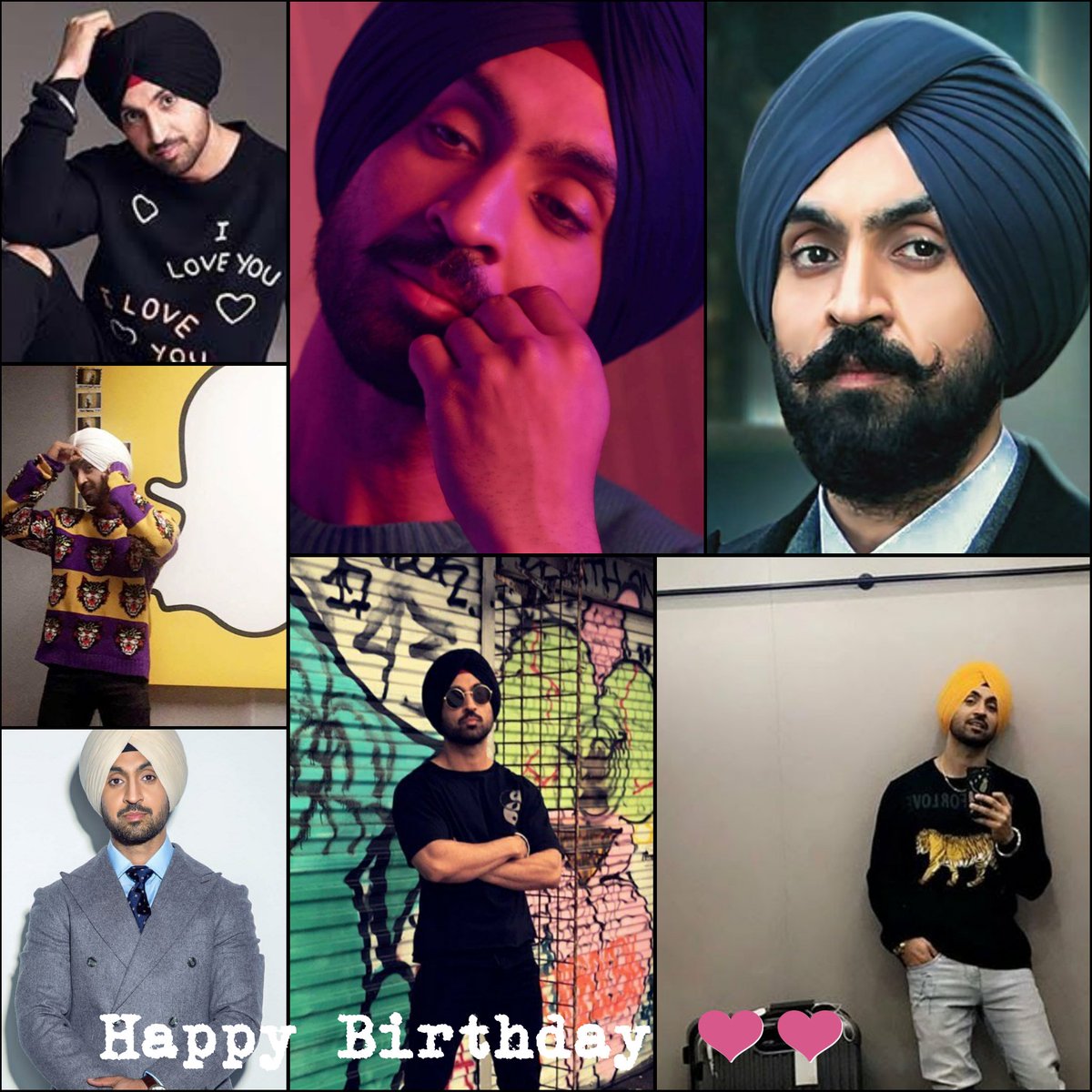 Simran1311's tweet photo. @diljitdosanjh Janamdin di tuhanu bahut bahut vadhaiyan Paji.. waheguru ji sada mehar karan..har kamm successful ho tuhada te khoob tarakki mile.. bahut saara pyaar tuhade layi❤️❤️🎂🎂🎂🎂  happy birthday!❤️❤️ Lubh juuuu❤️❤️❤️ https://t.co/yJo28qGtJt