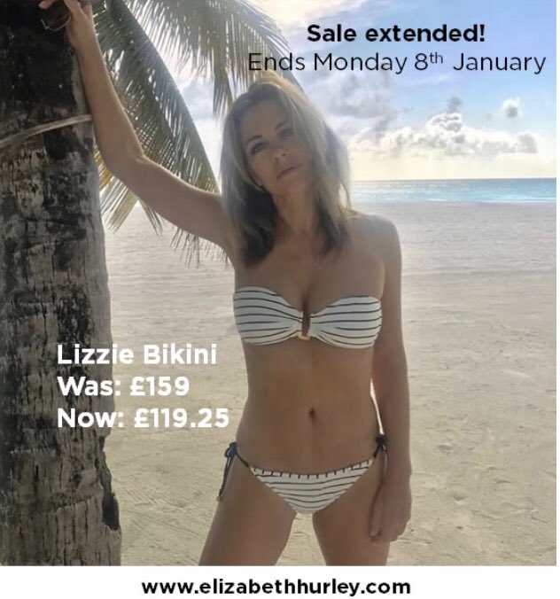 Bovenstaande Kwalificatie Durven Elizabeth Hurley on Twitter: "Last weekend of our New Year sale-25% off all  new stock and up to 80% off in Special Offers 😘😘😘  https://t.co/LXqhWIgwpH" / Twitter