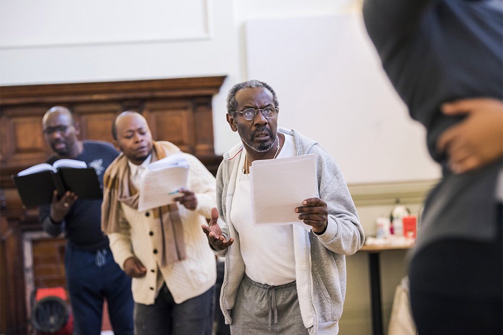 As we enter the final week of Black Men Walking rehearsals we’re making clouds in the workshop, you can’t walk in the peaks without clouds! >> rxtheat.re/blackmenwalking